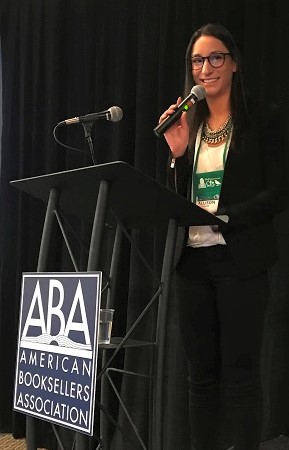 Allison Risbridger of NPD Book speaks at last year's Children's Institute in Portland, Oregon.